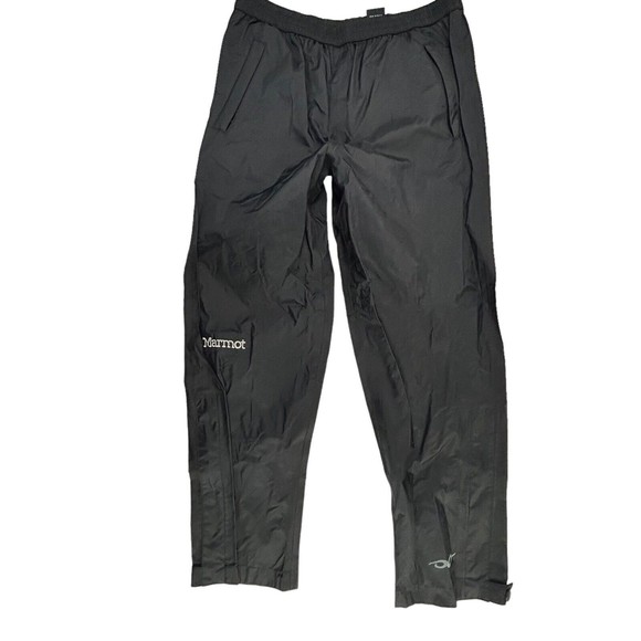 Marmot Bottoms Marmot Precip Eco Waterproof Rain Hiking Pants Black